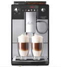 Melitta Latticia OT - Fully automatic coffee machine with milk system, coffee machine with grinder for e.g. coffee or cappuccino, silver/black
