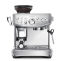 Sage - The Barista Express Impress - Coffee machine with manual milk frother & integrated grinder - Intelligent dosing, 25 grind settings - Brushed stainless steel